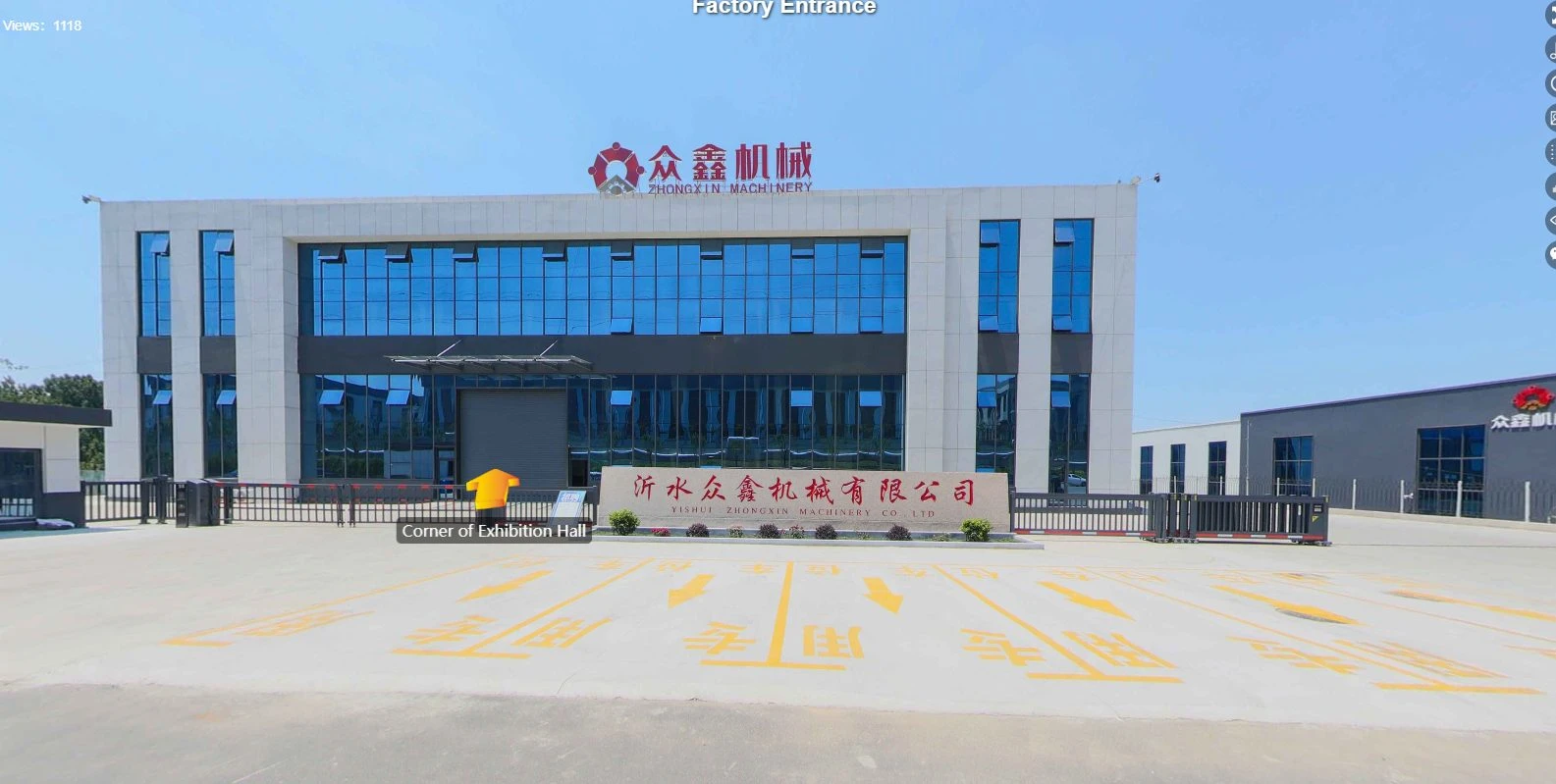 page-1-1 Yishui Zhongxin hydraulic cylinder factory exterior
